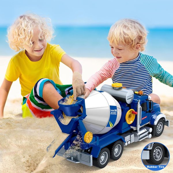 SpringFlower Toy for 3 4 5 6 Year Old Boys, Farm Truck Toy with Farm Trunk,Vehicle Timber Truck Toy with Loading Crane & Lights & Sounds, Kids Birthday Gifts for Boys Toddlers Girls - Image 18