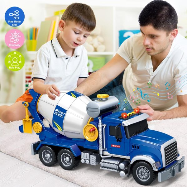 SpringFlower Toy for 3 4 5 6 Year Old Boys, Farm Truck Toy with Farm Trunk,Vehicle Timber Truck Toy with Loading Crane & Lights & Sounds, Kids Birthday Gifts for Boys Toddlers Girls - Image 20
