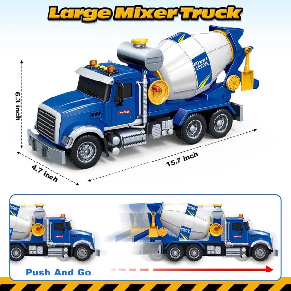 SpringFlower Toy for 3 4 5 6 Year Old Boys, Farm Truck Toy with Farm Trunk,Vehicle Timber Truck Toy with Loading Crane & Lights & Sounds, Kids Birthday Gifts for Boys Toddlers Girls - Image 21