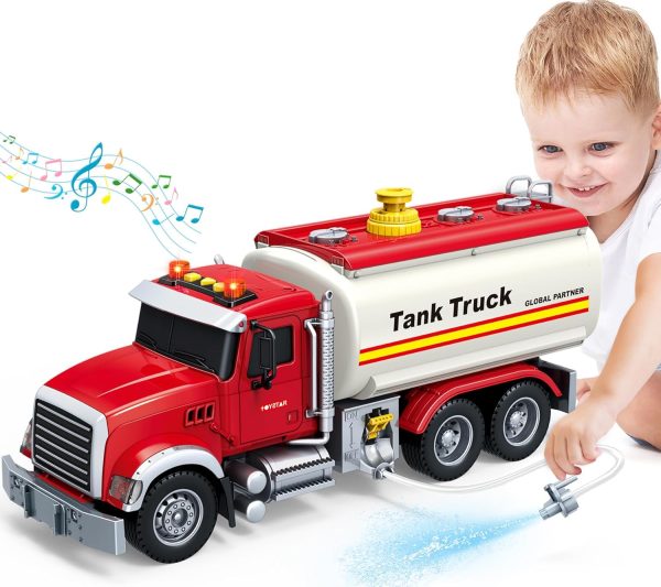 SpringFlower Toy for 3 4 5 6 Year Old Boys, Farm Truck Toy with Farm Trunk,Vehicle Timber Truck Toy with Loading Crane & Lights & Sounds, Kids Birthday Gifts for Boys Toddlers Girls - Image 44