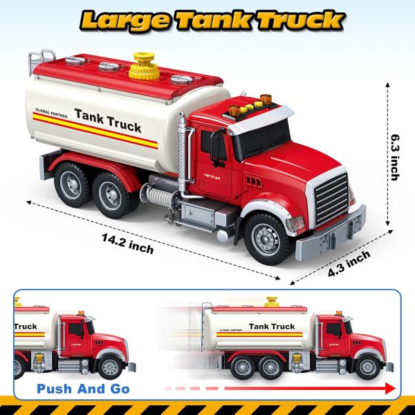 SpringFlower Toy for 3 4 5 6 Year Old Boys, Farm Truck Toy with Farm Trunk,Vehicle Timber Truck Toy with Loading Crane & Lights & Sounds, Kids Birthday Gifts for Boys Toddlers Girls - Image 50