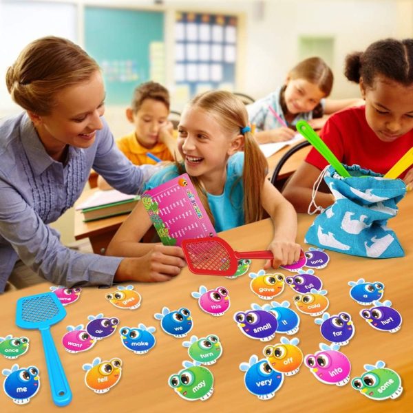 SpringFlower Sight Word Game, Sight Word Educational Toy for Age of 3,4,5,6 Year Old Kids, Boys & Girls,Homeschool,Visual, Tactile and Auditory Learning, 120 Pieces - Image 4